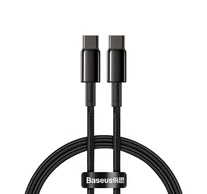 Baseus Tungsten Gold USB-C-USB-C kábel, 100 W, 2 m (fekete)