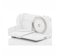 Gorenje R402W szeletelő, 100 W, 17 cm-es rozsdamentes acél penge, 0-17 mm szeletvastagság, összecsukható