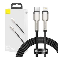 Baseus Cafule USB-C-Lightning kábel, PD, 20 W, 1 m (fekete)