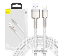 Baseus Cafule USB-Lightning kábel, 2,4A, 2m (fehér)