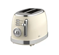 Zilan ZLN1191 retró kenyérpirító, 850 W, 6 fokozat, 2 szeletes, STOP funkció, morzsatálca, bézs