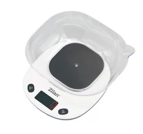 Zilan ZLN7880 tálas konyhai mérleg, max. 5kg, 1000 ml-es tál, LCD kijelző, elemes tápellátás