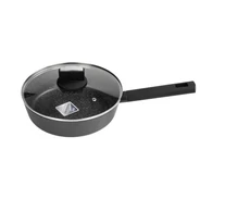 Zilan ZLN0874 Spotty Chef magasfalú serpenyő fedővel, 24 cm, 2,4 literes, tapadásmentes bevonat