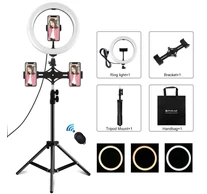 PULUZ LED gyűrűs lámpa / állvány 26cm 3x Smartphone PKT3070B