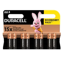 Duracell LR6 10PP110025 AA alkáli elem, 1,5 V feszültség, 8db/bliszter