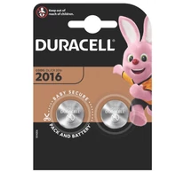 Duracell DL2016 10PP040030 lítium gombelem, 3,0 V feszültség, 2db/bliszter