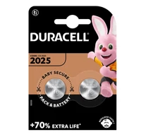 Duracell DL2025 10PP040029 lítium gombelem, 3,0 V feszültség, 2db/bliszter