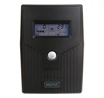 Digitus DN-170064-LCD szünetmentes tápegység (UPS) Vonal interaktív 0,8 kVA 480 W 2 AC kimenet(ek)