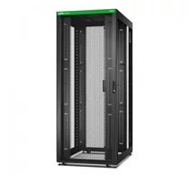 Easy Rack 800mm/42U/1200mm, tetővel, kerekekkel, lábakkal és 4 konzollal, oldalsó panelek nélkül, fekete