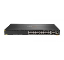 HPE Aruba Networking CX 6300M 24-port 1GbE Class 4 PoE and 4-port SFP56 Switch Vezérelt L3 Gigabit Ethernet (10/100/1000) Ethernet-áramellátás (PoE) támogatása