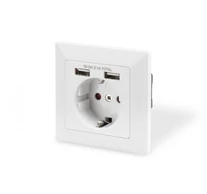 Digitus DA-70613 csatlakozóaljzat 2x USB Fehér
