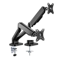 Techly ICA-LCD 462B Kétmonitoros tartó 17-32" LCD 9kg gázos forgatható