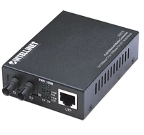 Intellinet 506519 hálózati média konverter 100 Mbit/s 1310 nm Multi-mode Fekete