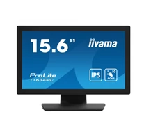 iiyama ProLite T1634MC-B1S számítógép monitor 39,6 cm (15.6") 1920 x 1080 pixelek Full HD LED Érintőképernyő Fekete