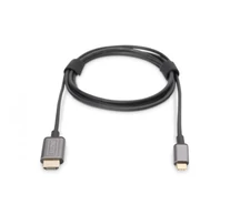 Digitus DA-70821 video átalakító kábel 1,8 M USB C-típus HDMI A-típus (Standard) Szürke