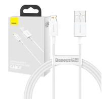 Baseus Superior Series USB-Lightning kábel, 2,4 A, 1 m (fehér)