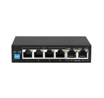 Extralink EX.14305 hálózati kapcsoló Beállítást nem igénylő (unmanaged) L2 Gigabit Ethernet (10/100/1000) Ethernet-áramellátás (PoE) támogatása Fekete
