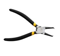 Deli Tools belső Seger fogó, hajlított EDL0343, 7" (fekete)