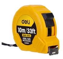 Deli Tools EDL9010Y mérőszalag, 10m/25mm (sárga)