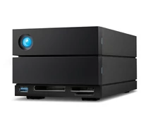 LaCie 2big Dock 48 TB asztali lemezmeghajtó fekete