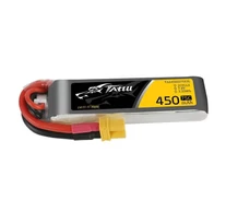 Akkumulátor Tattu 450mAh 7.4V 75C 2S1P Hosszú XT30