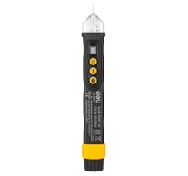 Deli Tools érintés nélküli feszültségmérő EDL8011, 12/48-1000V AC (fekete)