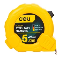 Deli Tools EDL9025Y mérőszalag, 5m/25mm (sárga)