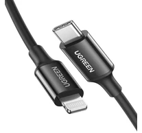UGREEN US171 USB-C Lightning kábel, 36W, 2m (fekete)