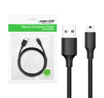 UGREEN US132 USB-mini USB kábel, 0,25m (fekete)