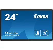 iiyama TW2424AS-B1 tartalomszolgáltató (signage) kijelző Laposképernyős digitális reklámtábla 60,5 cm (23.8") Wi-Fi 250 cd/m² 4K Ultra HD Fekete Érintőképernyő