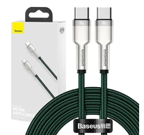 Baseus Cafule USB-C-USB-C kábel, 100 W, 2 m (zöld)