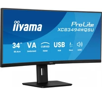 iiyama XCB3494WQSU-B1 34 hüvelykes UW ívelt VA-panel 3440x1440 120Hz 350cd/m2 04ms MPRT Hangszórók DisplayPort 2xHDMI USB HUB