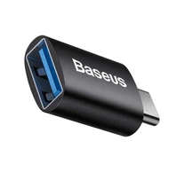 Baseus Ingenuity USB-C USB-A adapter, OTG (fekete)