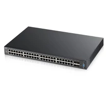 Zyxel XGS2210-52 Vezérelt L2 Gigabit Ethernet (10/100/1000) 1U Fekete