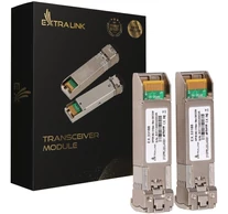 Extralink SFP28 25G 2-Pack | SFP28 modul | 25Gbps, LC/UPC Duplex, 1310nm, 10km, egyetlen mód, DOM