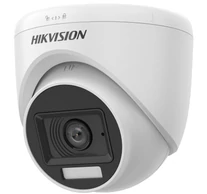 Hikvision DS-2CE76D0T-LPFS(2.8mm) 2MP Okos Hibrid Fény Audio Fix Turret Kamera
