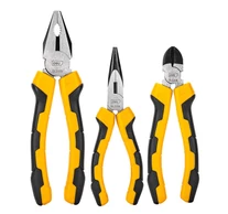 Deli Tools többcélú fogókészlet EDL2008-3, 3 részből áll