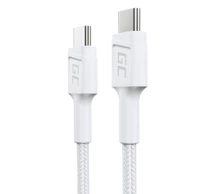 Green Cell GC PowerStream USB kábel USB 3.2 Gen 1 (3.1 Gen 1) 0,3 M USB C 0,48 Gbit/s 60 W Fehér