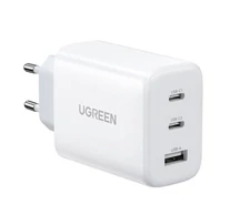 UGREEN CD275 hálózati töltő, 2x USB-C, 1x USB, 65W (fehér)