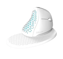 Delux M618XSD BT+2.4G RGB vezeték nélküli ergonomikus egér (fehér)