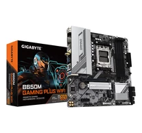 GIGABYTE B650M GAMING PLUS WIFI Motherboard - AMD Ryzen 9000 CPUs, 5+2+2 Phases VRM, up to 8000MHz DDR5, 2xPCIe 4.0 M.2, 2.5GbE LAN, WIFI 6E, USB 3.2 Gen 1