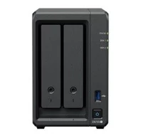 Synology DP320 tárolószerver NAS Asztali R1600 8 GB 16 TB Fekete