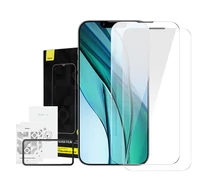 Baseus Crystal iPhone 14 Plus/13 Pro Max Edzett üvegfólia porálló bevonattal, 0,3 mm (2 db)
