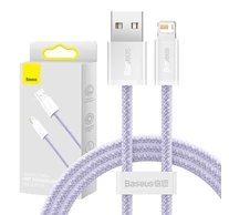 Baseus Dynamic 2 USB - Lightning töltőkábel, 2.4A, 1m (lila)