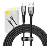 Baseus Glimmer USB-A - USB-C töltőkábel, 100W, 2m (fekete)