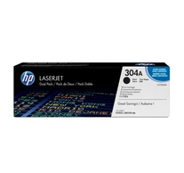 HP 304A 2-pack Black Original LaserJet Toner Cartridges