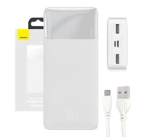 Baseus Bipow Powerbank, 20000mAh, 15W (fehér)