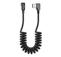 USB Lightning kábel, Mcdodo CA-7300, ferde, 1.8m (fekete)