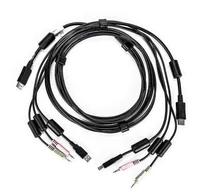 Vertiv Avocent CBL0122 KVM kábel Fekete 1,8 M