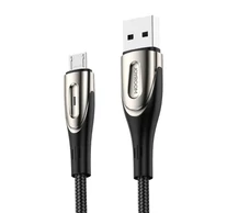 Gyorstöltő kábel Micro USB / 2.4A / 3m Joyroom S-M411 (fekete)